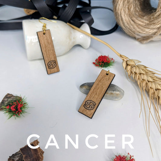 Boucles d'oreilles - Astrale : Cancer