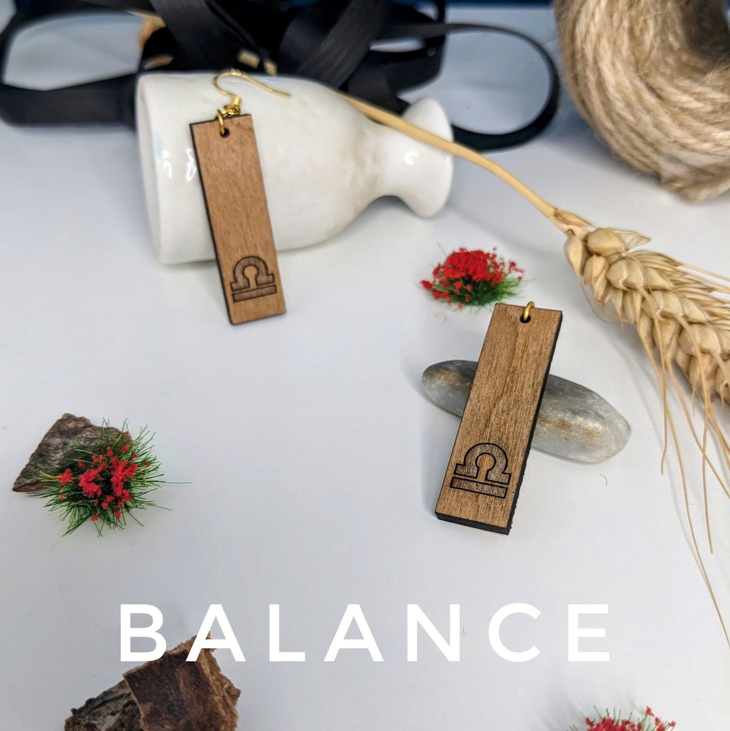 Boucles d'oreilles - Astrale : Balance