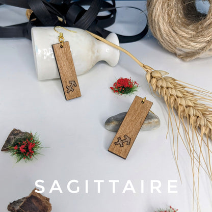 Boucles d'oreilles - Astrale : Sagittaire