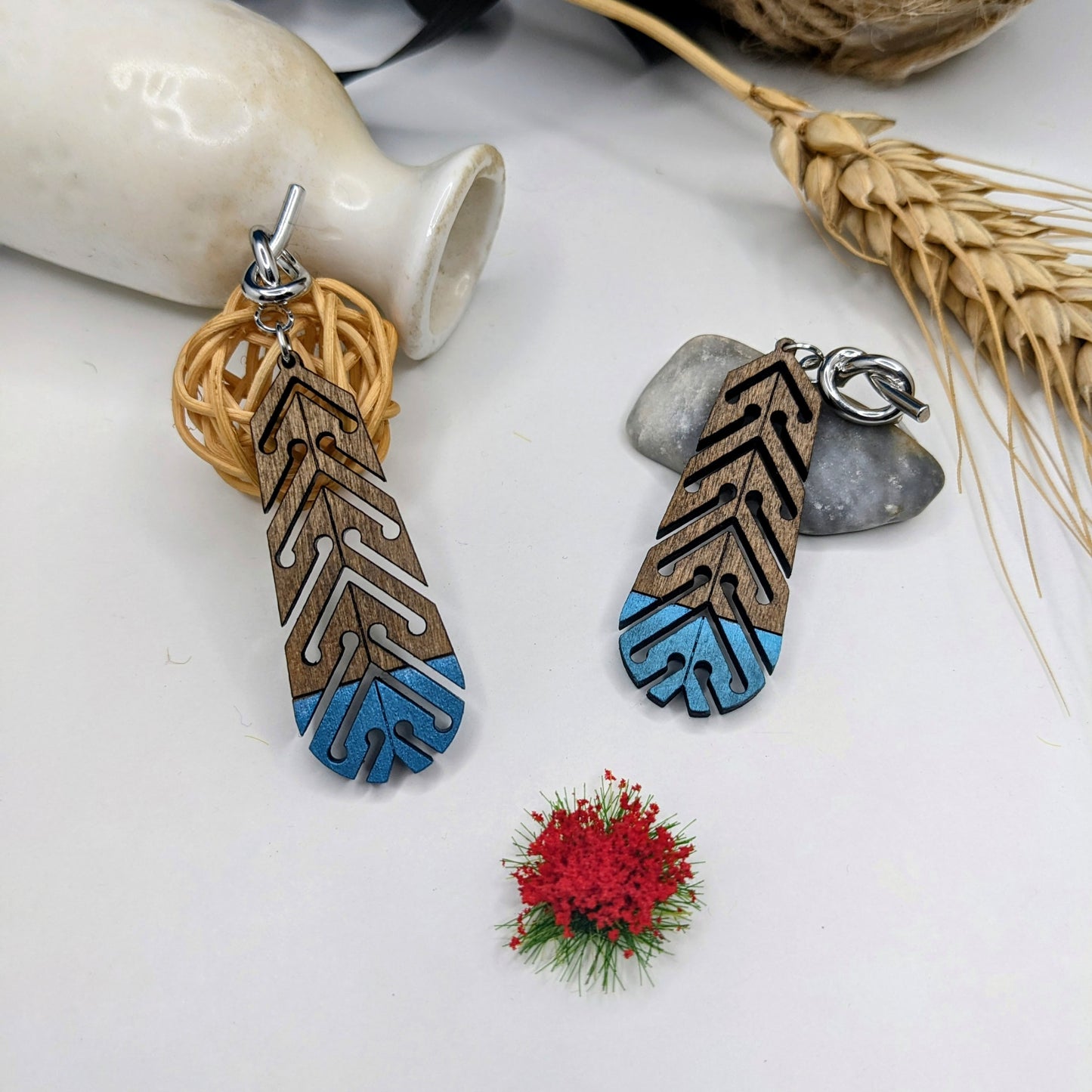 Boucles d'oreilles - Plume enchantée